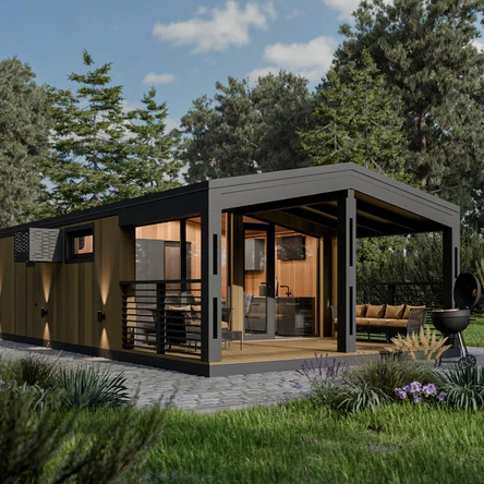 БАРН с верандой 10м х 4,8м